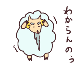 Sticker of sheep sticker #3065831