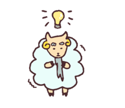 Sticker of sheep sticker #3065838