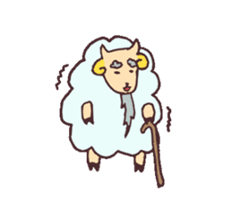 Sticker of sheep sticker #3065840