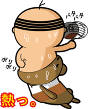 Small middle-aged man(bear costume)jpnVr sticker #3065987