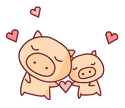 Love Love Pig sticker #3066568