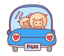 Love Love Pig sticker #3066575