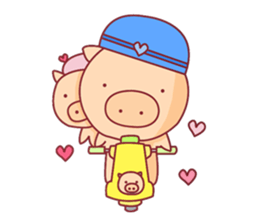 Love Love Pig sticker #3066577