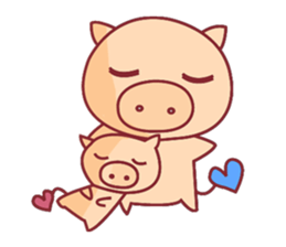 Love Love Pig sticker #3066581