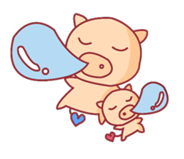 Love Love Pig sticker #3066582