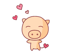 Love Love Pig sticker #3066584