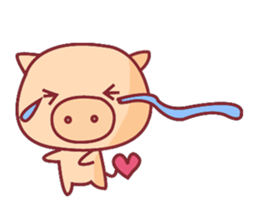 Love Love Pig sticker #3066593