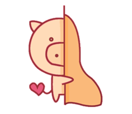Love Love Pig sticker #3066595