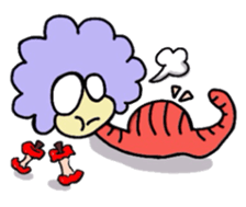 Mr.Afro-Mushi sticker #3066689