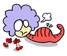 Mr.Afro-Mushi sticker #3066689