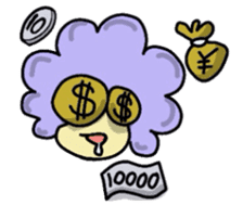 Mr.Afro-Mushi sticker #3066704