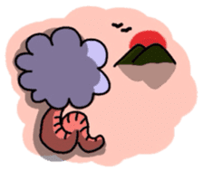 Mr.Afro-Mushi sticker #3066715