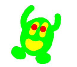 Green ball -kun sticker #3066963