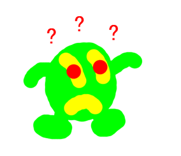 Green ball -kun sticker #3066964