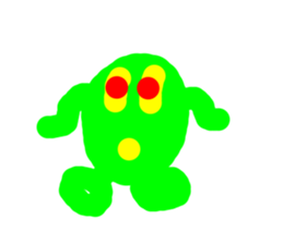 Green ball -kun sticker #3066983