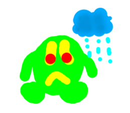 Green ball -kun sticker #3066991