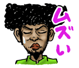 Men of Afro sticker #3067106