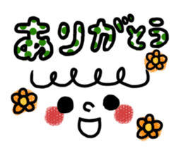 KAWAII Emoticon Kansai dialect Sticker sticker #3068044