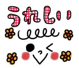 KAWAII Emoticon Kansai dialect Sticker sticker #3068056