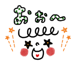 KAWAII Emoticon Kansai dialect Sticker sticker #3068065