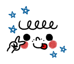 KAWAII Emoticon Kansai dialect Sticker sticker #3068081