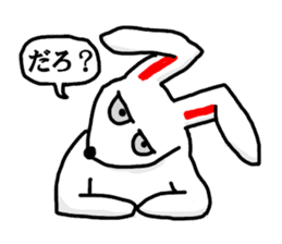 Rabbit's monologue sticker #3068493