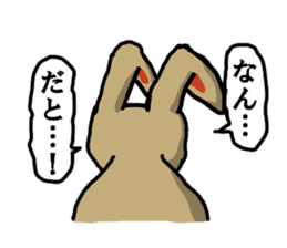 Rabbit's monologue sticker #3068494