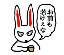 Rabbit's monologue sticker #3068503