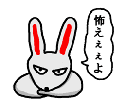 Rabbit's monologue sticker #3068506