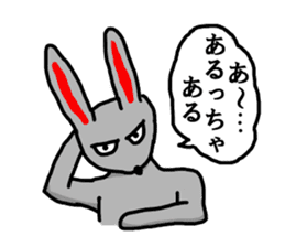 Rabbit's monologue sticker #3068510