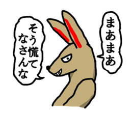 Rabbit's monologue sticker #3068516