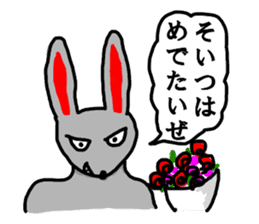 Rabbit's monologue sticker #3068517