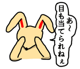 Rabbit's monologue sticker #3068519
