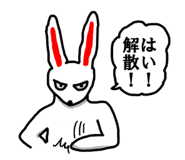 Rabbit's monologue sticker #3068521