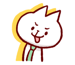 TIE CAT sticker #3068743