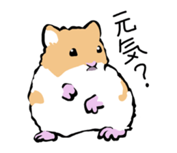 Syrian Golden Hamster sticker #3070145