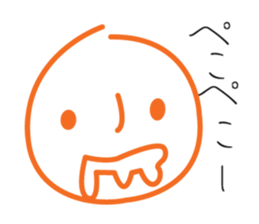 pastel face sticker #3071001