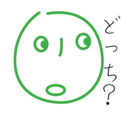 pastel face sticker #3071003