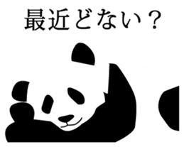 Panda in Kobe sticker #3071282