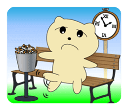 Daily life of Bear-Dog Max sticker #3071381