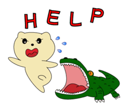 Daily life of Bear-Dog Max sticker #3071383