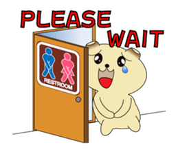 Daily life of Bear-Dog Max sticker #3071389