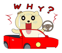 Daily life of Bear-Dog Max sticker #3071390