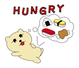 Daily life of Bear-Dog Max sticker #3071400