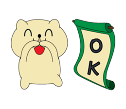 Daily life of Bear-Dog Max sticker #3071412