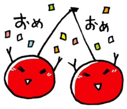 Is warmed my heart to cherry. sticker #3071510