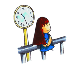 clover girl sticker #3071839