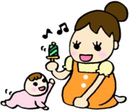 Nursery teacher and Mam. sticker #3071863