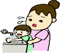 Nursery teacher and Mam. sticker #3071868