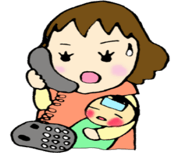 Nursery teacher and Mam. sticker #3071873